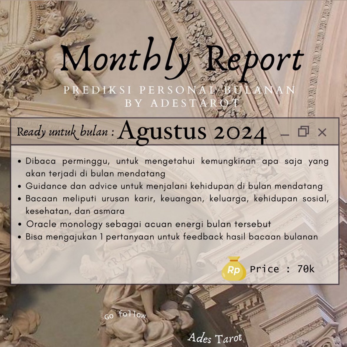 Adesch2's tweet photo. Yuk isi listnya… start dibacain resultnya di tgl 25 besok yawww.. *diproses sesuai antrian 🍃

#tarotmurah #tarotindonesia #tarotcards https://t.co/1LiMPeh91Q