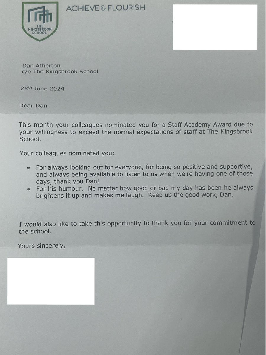 dannyathers's tweet photo. A couple of bloody lovely letters to open today! 💙 Motivation for more Kingsbrooking next year!! https://t.co/g16KCiEMqt