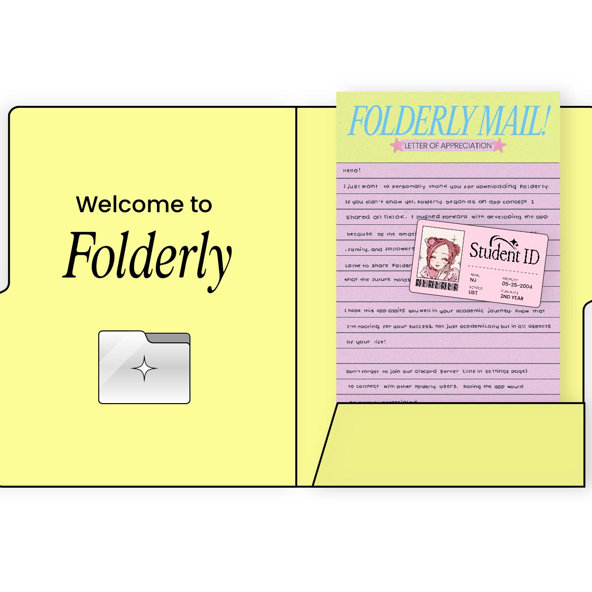 katsuskies's tweet photo. found this cute app on tiktok and thought I would share ! it’s called Foldery ! can create/organize to-do’s + schedule + courses and more ! 

#studytwt #studytwtph https://t.co/q5S7zCEaQi