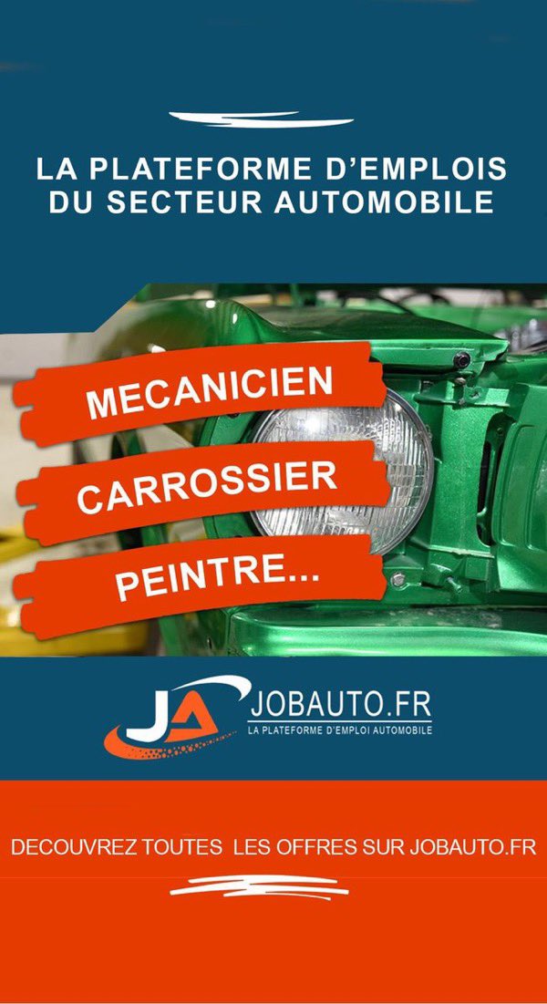 Job__Auto's tweet image. ✅ Professionnels de l’automobile : passez vos annonces d’emploi sur JobAuto.fr et faites le plein de #compétences !

✅ Les #talents du secteur #automobile ! La route vers le succès commence également sur 

#techniciens #mécanicien #carrossier