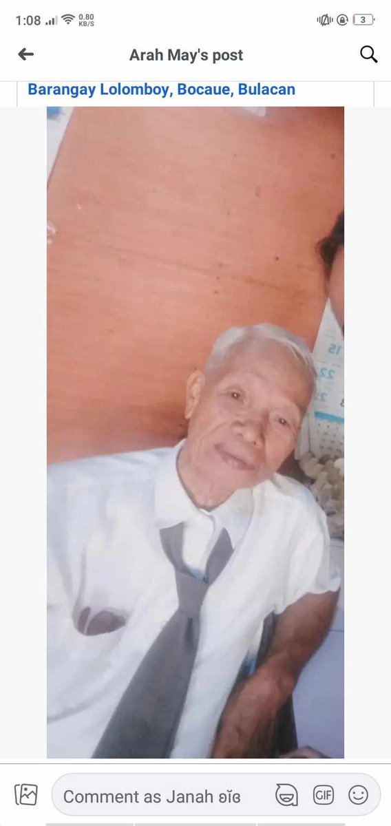 mangogiaham's tweet photo. NEED RESCUER ‼️ #RescuePH #CarinaPH 

location: UNIT 16 MATEO APARTMENT POGIE ST. LOLOMBOY, BOCAUE, BULACAN

helping a friend lang po. until now po nandoon parin si Lolo sa apartment, mag iilang oras na po siya doon. please, tulungan po natin sila ): https://t.co/aSHQiSsCC1