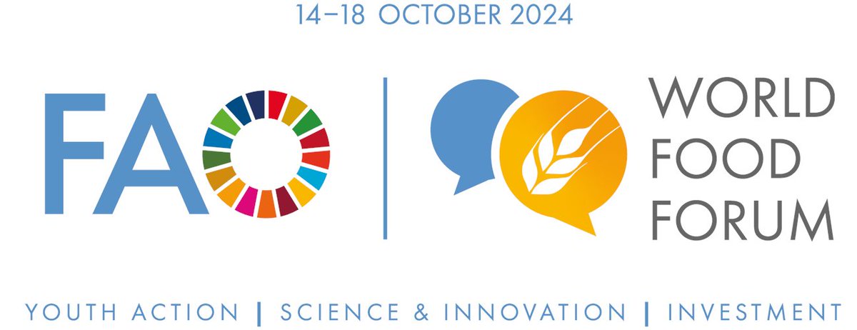 Save the date for the 2024 <a href="/World_FoodForum/">World Food Forum</a> : "Good food for all, for today and tomorrow."

When?
14-18 October 2024 

Where?
Headquarters of the Food and Agriculture Organization of the UN (FAO) in Rome, Italy and virtual

Read more about the Forum here: flagship.world-food-forum.org/en