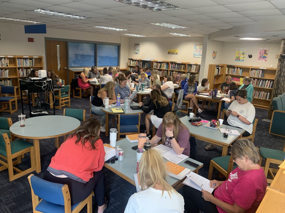 GV teachers worked today to prepare for a great school year! Thanks for your hard work!