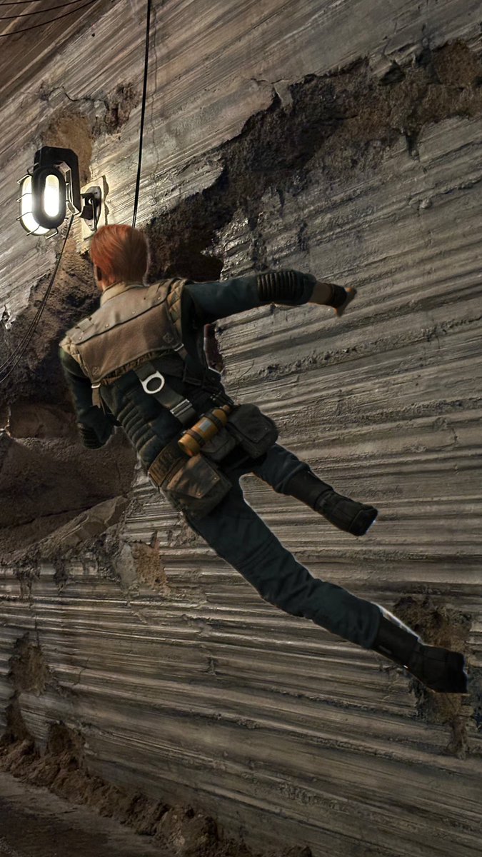 LightsaberJosh's tweet photo. Cal Kestis would love these walls https://t.co/Fl6bhpW4ZK