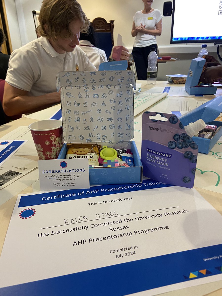 AHP Preceptorship ✅🎓 
A very valuable 12 month programme with an awesome course leader😉 Thanks <a href="/Zoeneurophysio/">Zoe Rothery</a> !!

<a href="/UHSx_AHP_Edteam/">UHSussex_AHP_EdTeam</a>
