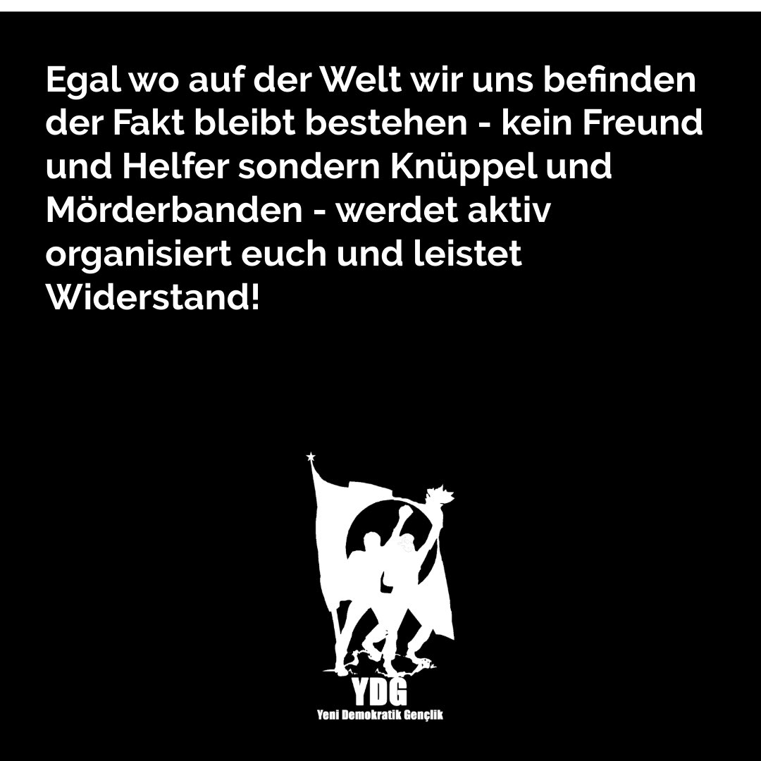 ydg_atik's tweet photo. Rassistischer Polizeimord
Egal wo auf der Welt wir uns befinden der Fakt bleibt bestehen - kein Freund und Helfer sondern Knüppel und Mörderbanden - werdet aktiv organisiert euch und leistet Widerstand!
#ydg #polizeigewalt #anntifa #antiimp #jugend #krieg #krise https://t.co/PNxq8gYVEk