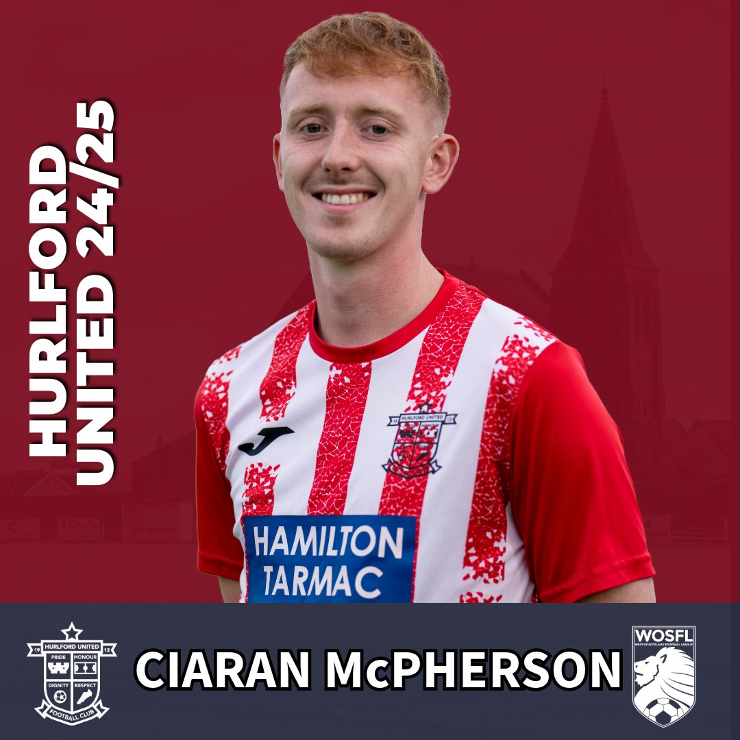 Next up we welcome Ciaran McPherson (24) to Blair Park.  He joins us having played with Arthurlie last season and has experience at Rob Roy and Cambuslang Rangers.