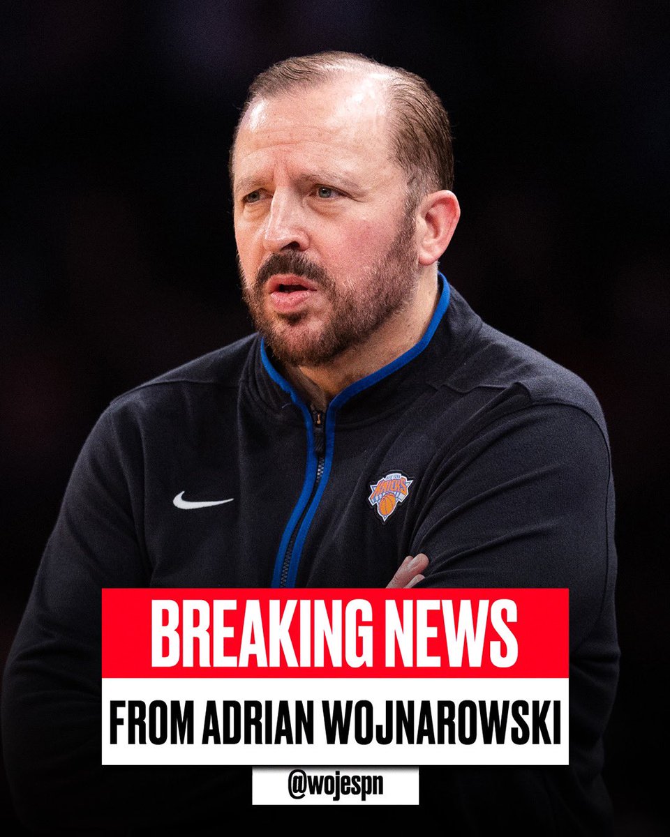 ESPN Sources: New York Knicks coach Tom Thibodeau has agreed on a three-year contract extension that’ll take him through the 2027-2028 season. A two-time NBA coach of the year, Thibodeau has led the Knicks to consecutive conference semifinal berths.