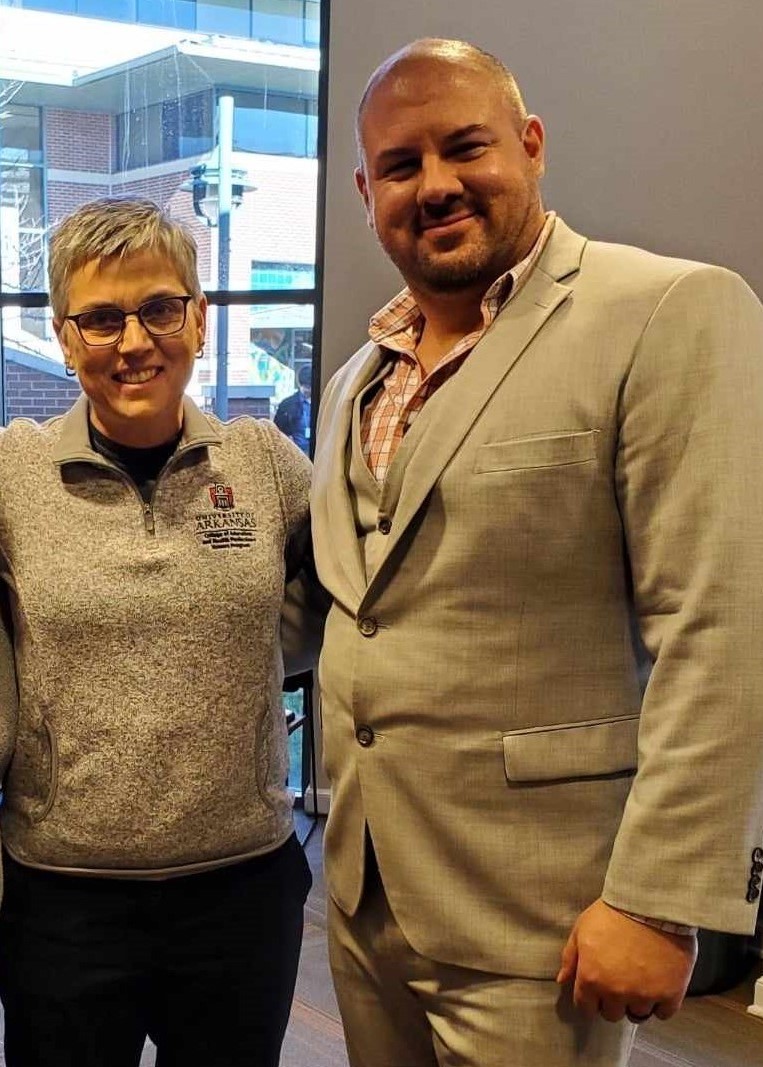 UARKHHPR's tweet photo. 🎉 Congratulations to Dr. Anthony Campitelli from our HHPR department on successfully defending his dissertation, "Quantifying Physical Function: Moving Towards A New Definition And Better Assessment"! 🌟 Check out the picture with the Head of our department!
#HHPR #UARK https://t.co/WTdwgcFyxD