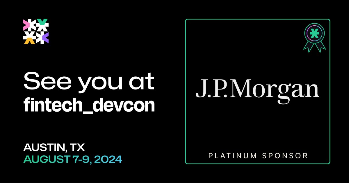 🔦 Shining a spotlight on our amazing sponsor <a href="/jpmorgan/">J.P. Morgan</a>! We're beyond grateful for your support in making #fintechdevcon possible.

👏 Thank you!