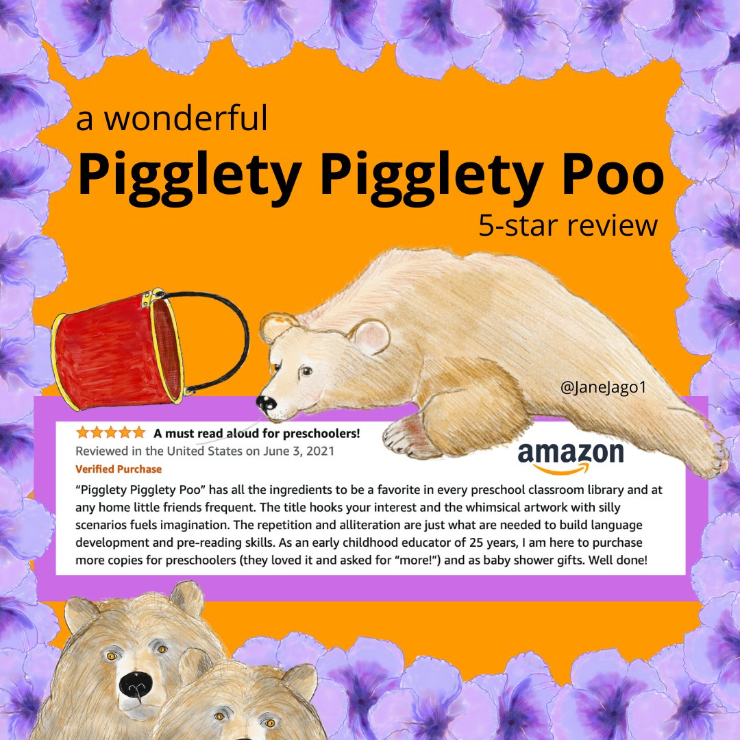 JulieKusma's tweet image. 🌟 It's #ThrowbackThursday and a #Writerslift 
Share links to one of your 1st publications  📚✨ 
My 2nd book was "Pigglety Pigglety Poo" with brilliant illustrations by the talented  @JaneJago1 
mybook.to/pigglety
What was yours?
#TBT #AuthorLife #WritingCommunity
