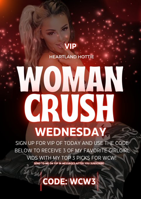 I have been working on releasing NEW content, babes!!!! Today, for  #WCW.   I'M doing a special for those<a href="/tag/wcw"class="tags"><span>#wcw</span></a><a href="/tag/heartlandhottie"class="tags"><span>#heartlandhottie</span></a><a href="/tag/viponlyfans"class="tags"><span>#viponlyfans</span></a>