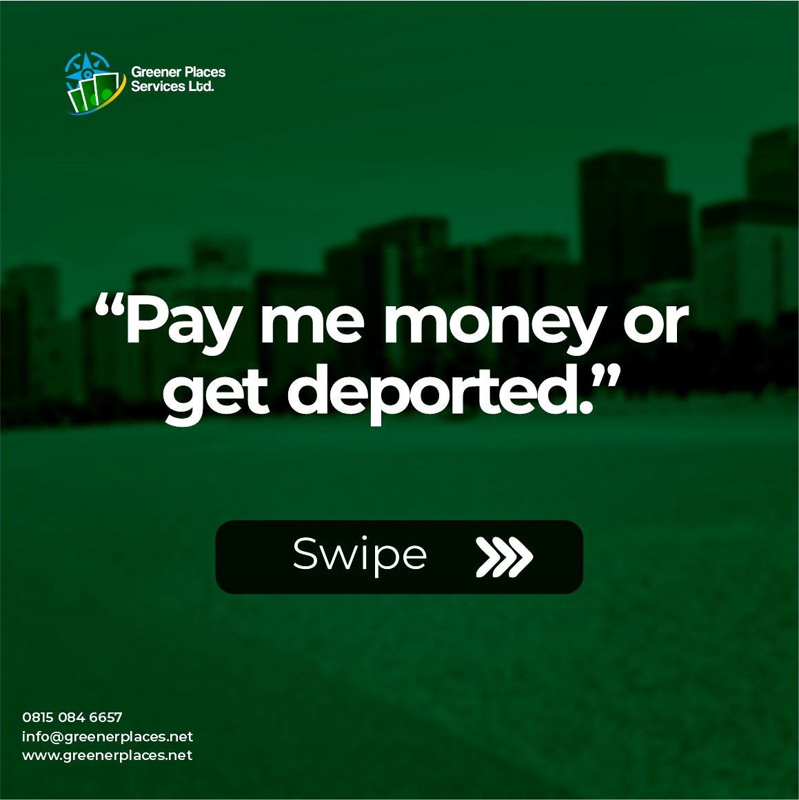 PlacesGreener's tweet image. If someone says 'Pay me or get deported,' it's a RED FLAG! USCIS never demands payment for benefits. Beware of scams and report suspicious activity!

#ImmigrationScam #StaySafe #KnowYourRights #USCIS #FightFraud
