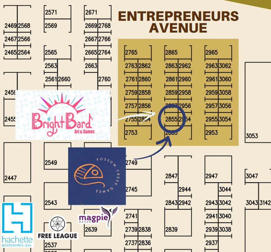 BriDanann's tweet image. Booth 2855 is going to be hopping! Catch me and @ResidentBard selling our OWN GAMES there at GenCon!

If any of my mutuals are planning on going and would like to meet up/ grab food hit me up! ☺️