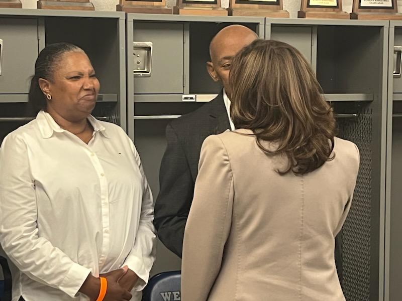 Chatting with Dignitary