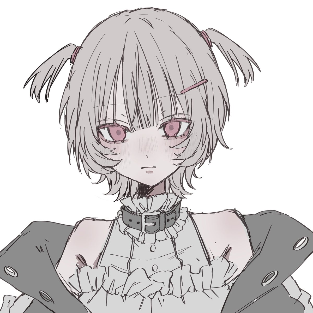 sakupanda0505's tweet photo. 40分くらいで描いたフリーアイコンのラフ https://t.co/U6xL0DadsC