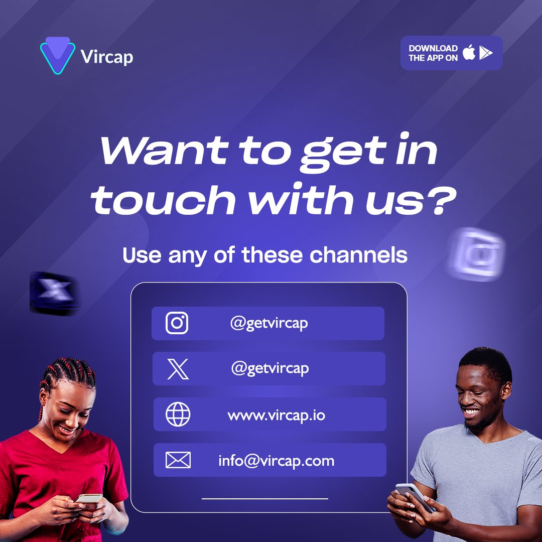 getvircap's tweet photo. It's simpler than ever to get in touch with us!

Connect with us on our official social media platforms or via email—whichever suits you best.

Our dedicated team is ready to assist you every step of the way. https://t.co/qScNYdLwyY
