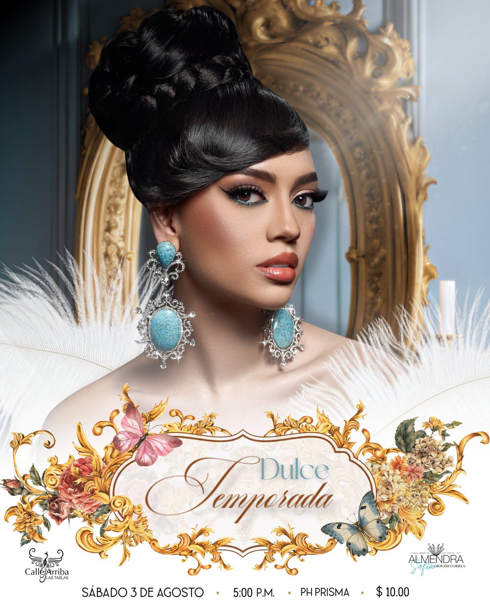 Querido y gentil lector:

Este sábado 3 de agosto damos inicio a la más esperada época del año: *LA DULCE TEMPORADA*, desde las 5:00 P.M. en el PH Prisma.

Saludos cordiales, 

Lady Tulipania🌷.

#70Coronas
#BodasDeTitanio
#LaTitanio
#CalleArribaLT
#CalleArribaSoy
#Carnavales