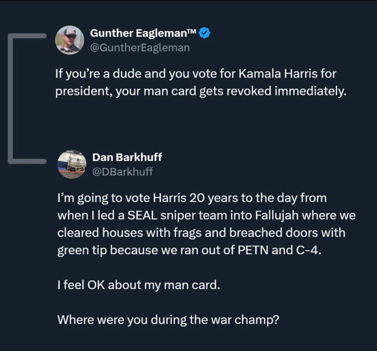 DittiePE's tweet image. Has anyone checked on @GuntherEagleman  since he got his ass handed to him after it was put in the shredder?

#DemsUnited 
#USDemocracy 
#UnitedforAmerica