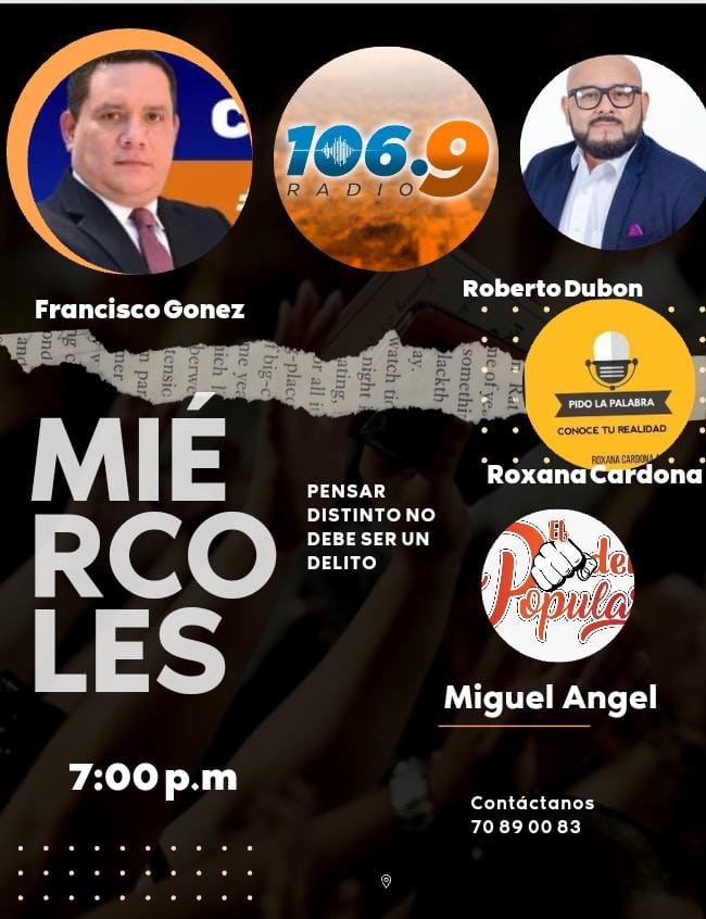 Roberto_Dubon's tweet image. Hoy a las 7:00pm @fragom8 @1507eva @Maquia78405512 #PuntosDeVista