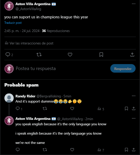 Aston Villa Argentina 🇦🇷 tweet media