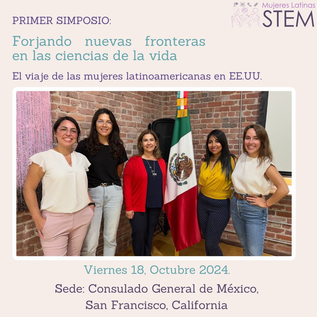 latinasenstem's tweet image. Gracias la Cónsul Mireya Magaña Gálvez del Consulado General de México @ConsulmexSFO, les comunicamos que ya tenemos sede para el simposio.
Ayúdenos con un RT para que más #MujeresLatinasenSTEM se unan a esta iniciativa.
¡Gracias al Consulado de México por el apoyo!