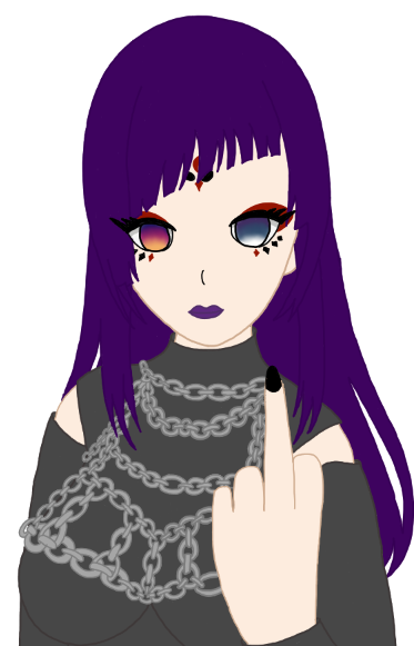 voila je poste presque jamais mais j'ai fait un fanart de la magnifique <a href="/Amatematsu/">Litzi Vlaanderen</a>