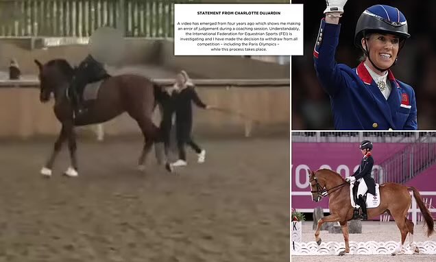 Dujardin’s career in tatters after horse whipping costs her damehood and funding. Good!
She whipped the horse 24 times in under 1 minute. 😡
Watch the video; 👇
amp.theguardian.com/sport/article/…