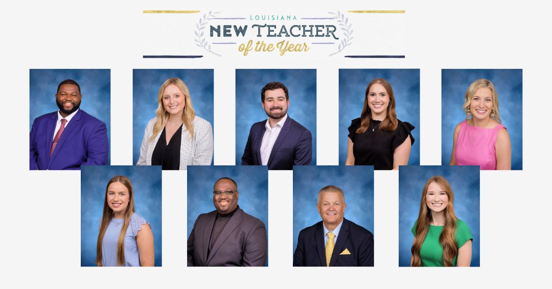 We will also celebrate the finalist and name the overall honoree for the next Louisiana New Teacher of the Year this Saturday at the 18th Annual Cecil J. Picard Educator Excellence Awards Gala!  We look forward to shining a light on these #LAExcellentEducators!