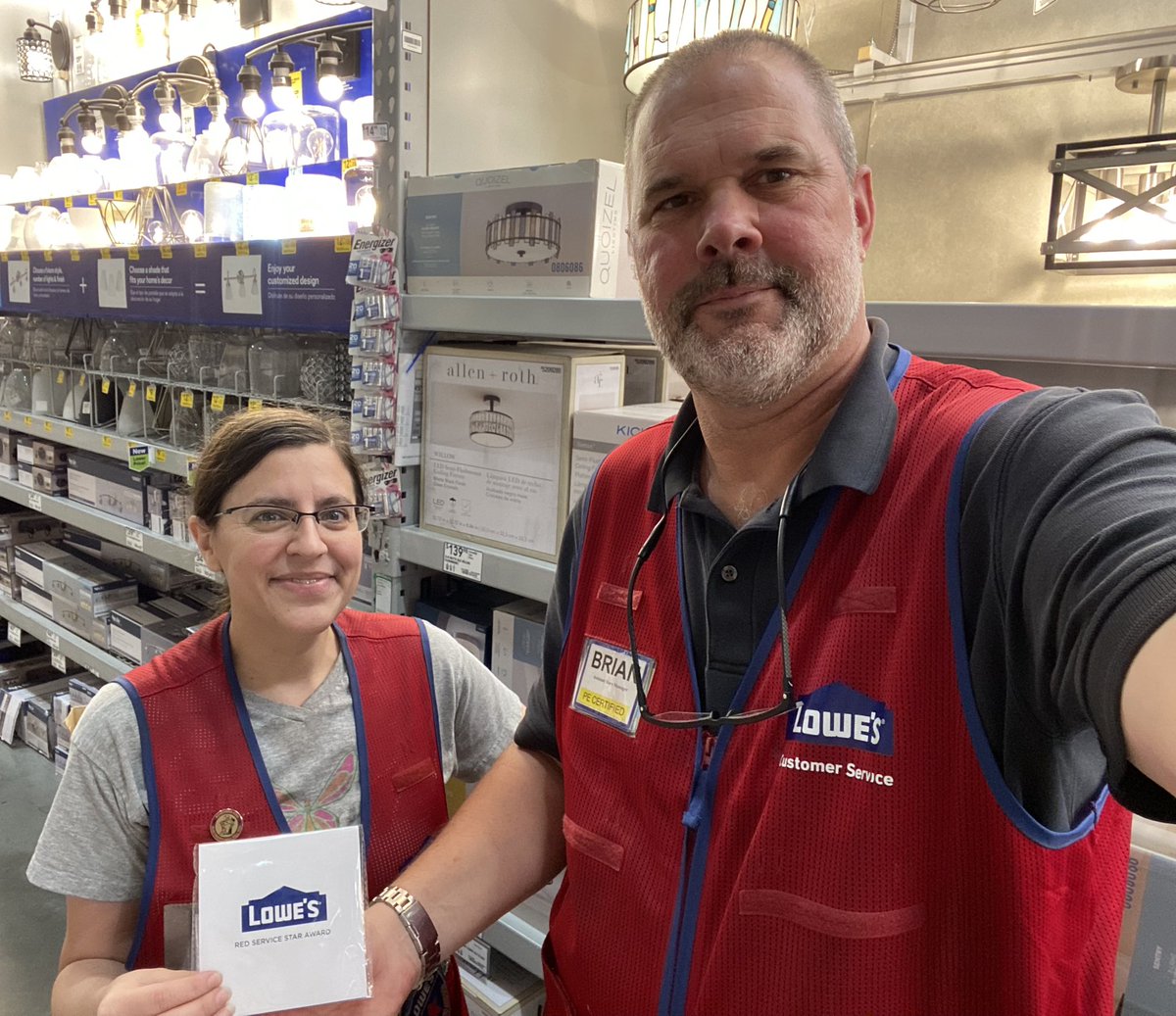 Our Electrical Dept is a better place ‘cause Heather works in it. Thanks for your Great Customer Service. <a href="/weavkiler/">Weaver</a> <a href="/KSaavedra1188/">Keshia Saavedra</a> <a href="/DCT0813MD/">Dante Thomas</a> <a href="/BlueBoxR1/">@BlueBoxR1</a> <a href="/BenitoKomadina/">Benito.Komadina@Lowes</a> <a href="/mykingthoughts/">Marshall B</a>