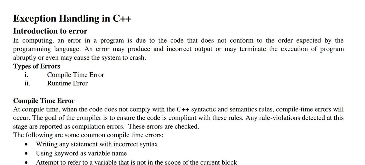 SumitKumar56064's tweet photo. #LSPPDay54,24
Learning Error Handing in C++
 #60DaysOfLearning2024 #LearningWithLeapfrog

@lftechnology https://t.co/RJ4HMndmxj