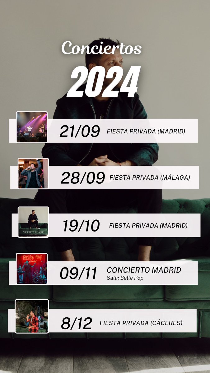 En septiembre volvemos a la carga. #love #music #Concierto