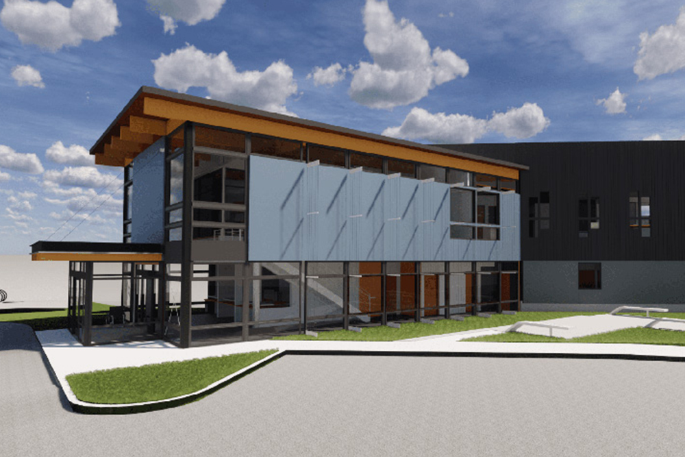 We're thrilled to share the modern Bainbridge Island Police Station! The City of Bainbridge Island purchased an existing medical office building to repurpose for a police station and municipal court facility - what a transformation!
Rendering courtesy of Coates Design.