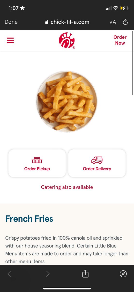 briixxloveee's tweet photo. WHAT DO YOU MEAN @ChickfilA is discontinuing waffle fries?!? 

Bruh... you had the BEST fries. https://t.co/l68LM8hySy