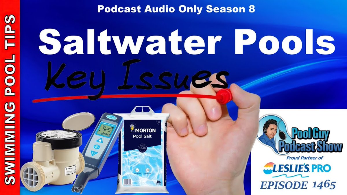Here are some key Saltwater Swimming Pool issues that are very common. youtu.be/W7sNf8dAX8k