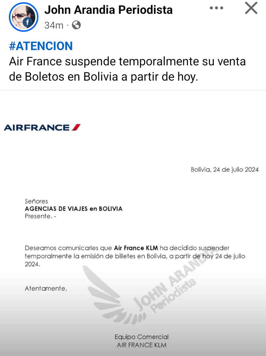 Gran golpe a las agencias de turismo de Bolivia 🇧🇴 un efecto más del  socialismo que apoyan algunos ignorantes.