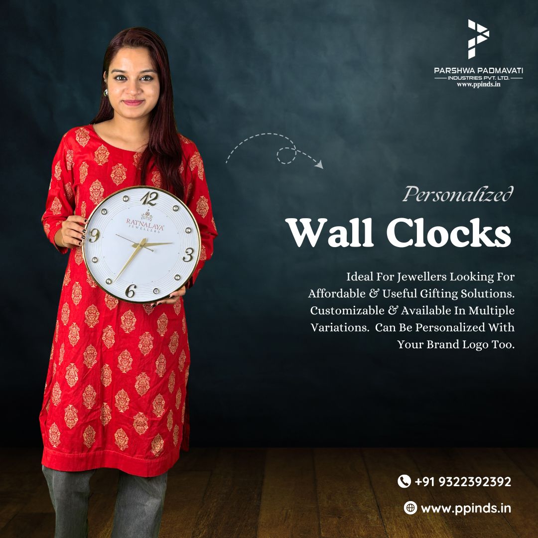 ARIHANTPKG's tweet image. Your logo, your style, ticking on our personalized wall clocks.
#BrandedGifts #CustomHomeDecor #PersonalizedDesign #PersonalizedBranding #WallClocks #GiftingIdea