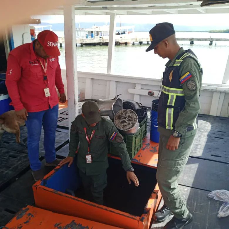 rregionfalcon_'s tweet photo. #24Jul, continúan efectivos del #RNAT. Región Falcón en cumplimiento a sus funciones de Apoyo y Auxilio a la Fuerza Laboral del SENIAT, en visita e Inspección a la Embarcación (L/M DOÑA MÓNICA I), atracada en el Muelle, Santiago Felipe Estevez Tucacas Edo. Falcón, sin pasajeros. https://t.co/VomX84ig5l