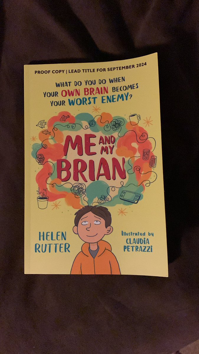 Lucy Banks (@lucybanksbooks) on Twitter photo I was lucky enough to have the proof of the latest book from <a href="/HelenRutterUK/">Helen Rutter</a> to read - a great book for kids, really captures how our own brains can be our best friends or occasionally, our worst enemies! #amreading I was lucky enough to have the proof of the latest book from <a href="/HelenRutterUK/">Helen Rutter</a> to read - a great book for kids, really captures how our own brains can be our best friends or occasionally, our worst enemies! #amreading