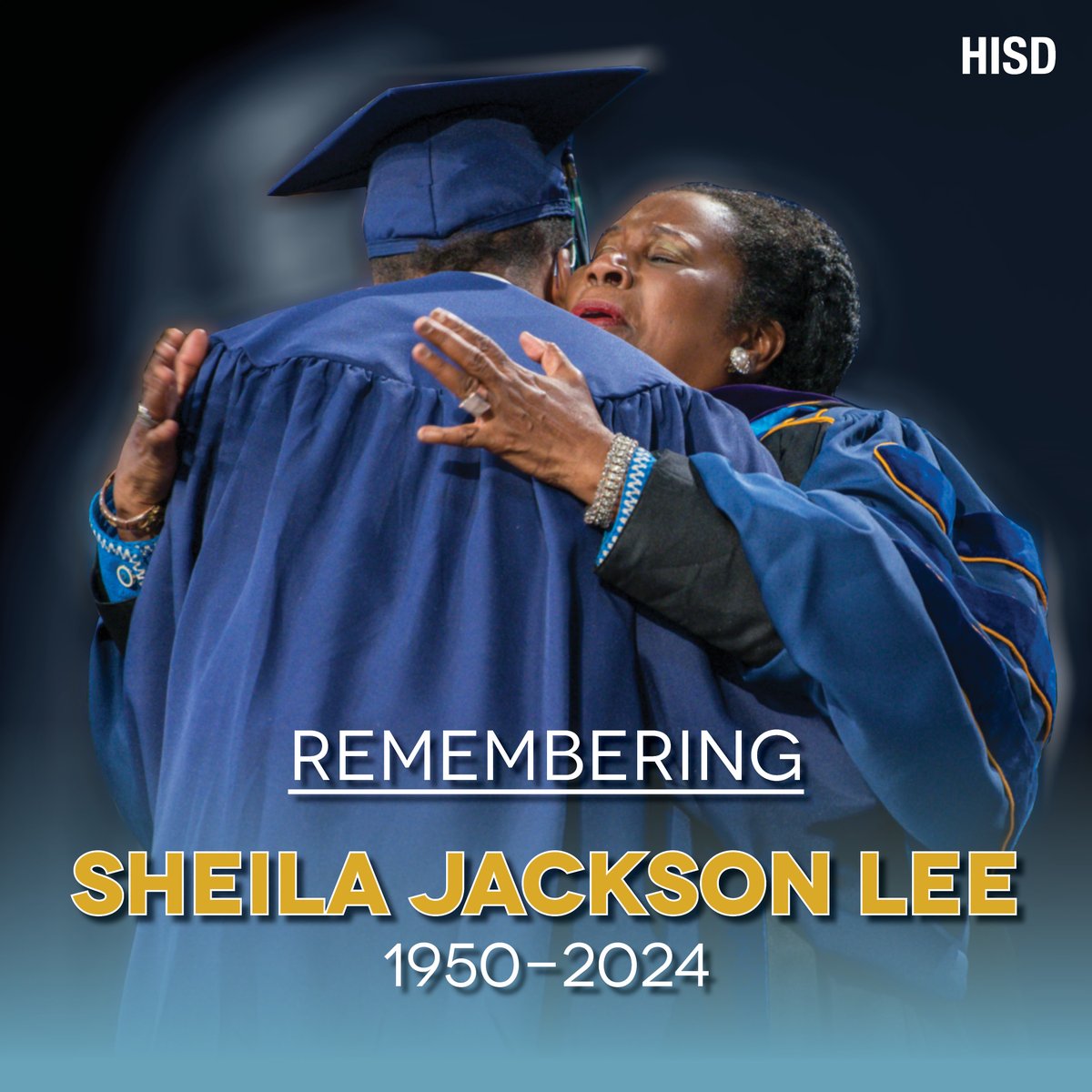 HISD remembers the life and legacy of Congresswoman <a href="/JacksonLeeTX18/">Sheila Jackson Lee</a>. She was a champion for kids and educators everywhere and dedicated her life of public service to be a voice for Houstonians.