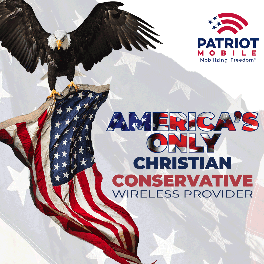 carolmswain's tweet photo. @PatriotMobile is America’s only Christian conservative wireless provider. They offer broad coverage on dependable, nationwide 4G or 5G LTE networks. They are committed to providing dependable wireless service and exceptional support. 
#WirelessProvider #ChristianValues https://t.co/NIk7v7w7cL