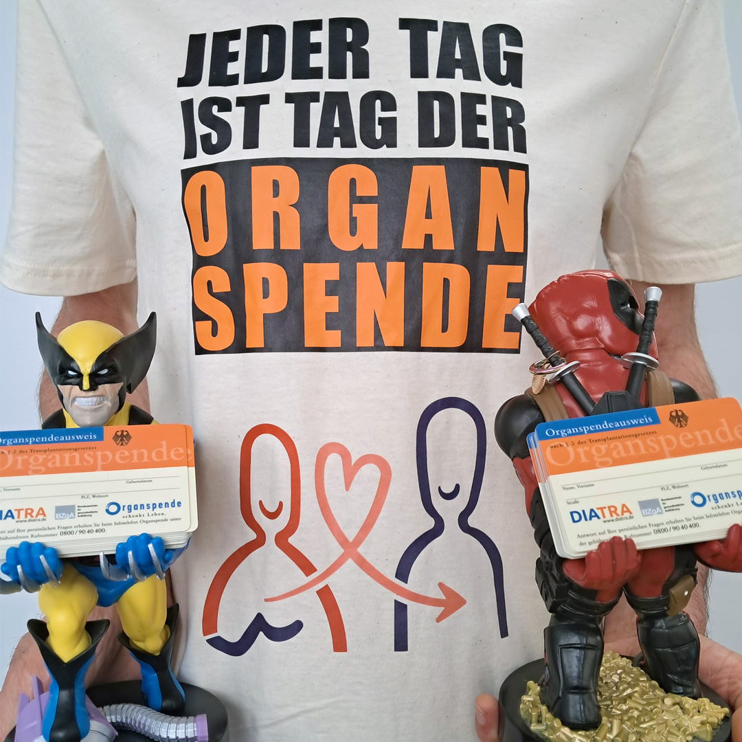 DiatraVerlag's tweet photo. Und nicht vergessen: Jeder Tag ist Tag der Organspende
And don't forget: Every day is organ donation day
#Deadpool3 #DeadpoolandWolverine 
@deadpoolmovie https://t.co/yeMxmDK0HI