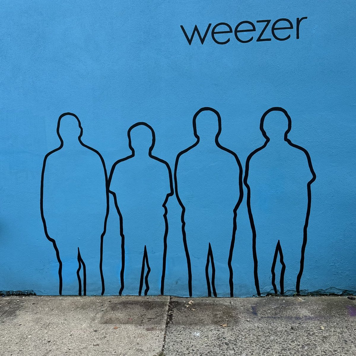Weezer's tweet image. There is now a Weezer wall in Brooklyn. 283 4th Ave to be exact, go find it. 

Also thanks to Square Design Inc for giving us the wall space.