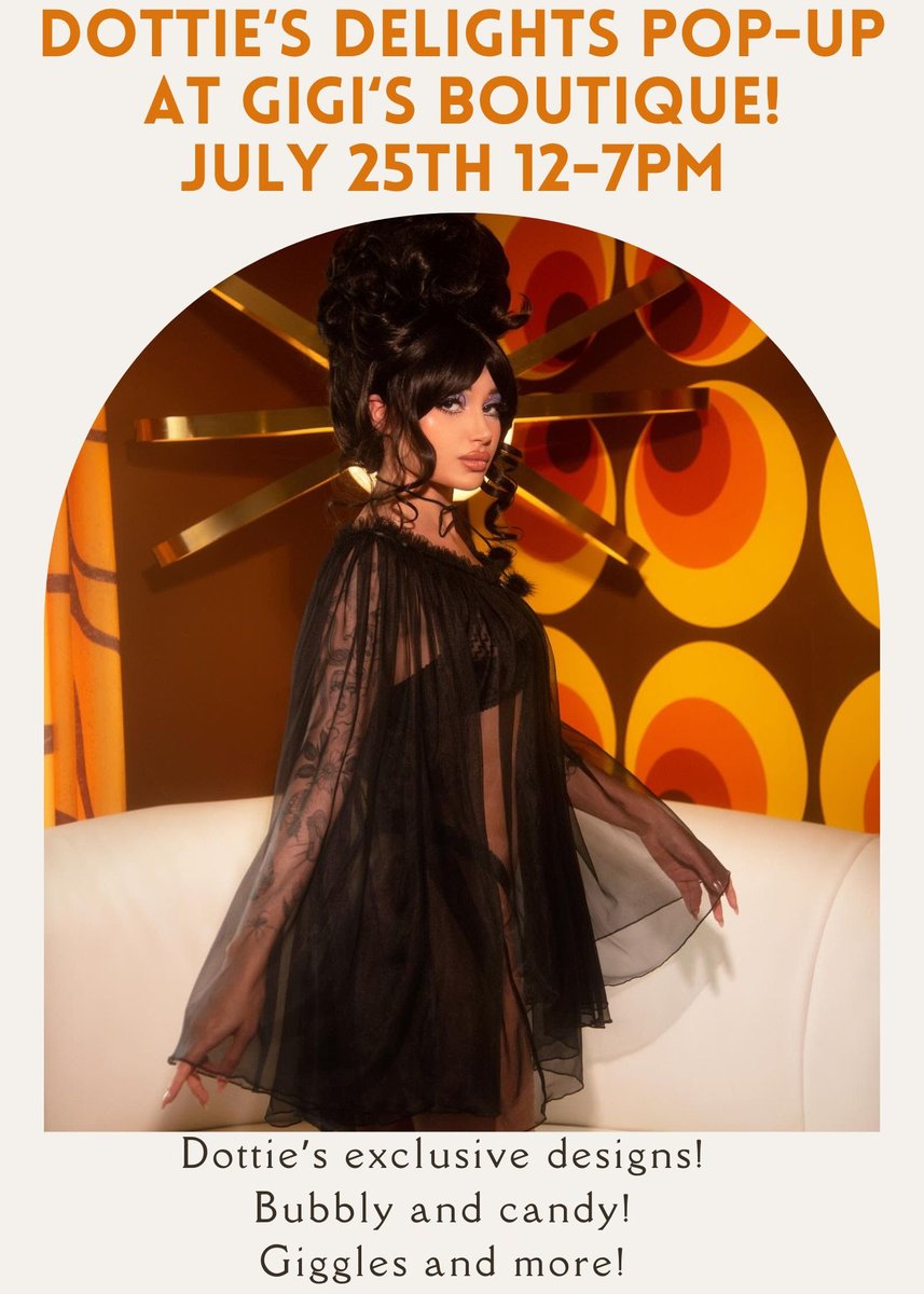 Join us tomorrow for a <a href="/DottiesDelights/">Stephanie Kuhr</a> popup at our Dovercourt boutique!