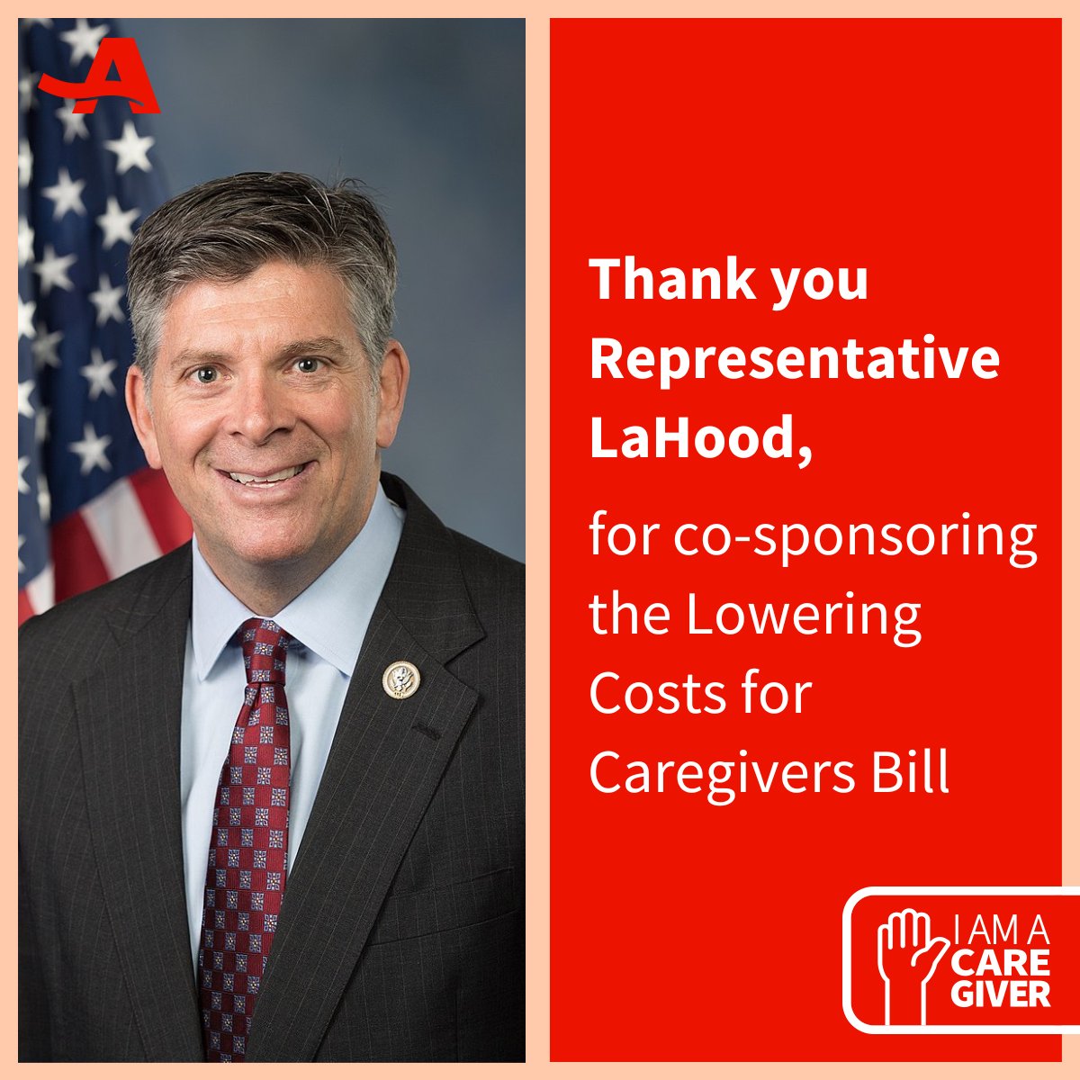 AARP Illinois (@aarpillinois) on Twitter photo Thank you, <a href="/RepLaHood/">Darin LaHood</a>, for your leadership on the Lowering Costs for Caregivers Act, which could provide some of the 1,290,000 Illinois family caregivers with much-needed financial relief. Thank you, <a href="/RepLaHood/">Darin LaHood</a>, for your leadership on the Lowering Costs for Caregivers Act, which could provide some of the 1,290,000 Illinois family caregivers with much-needed financial relief.