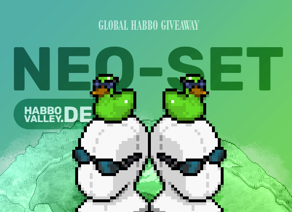✨🌤️ GLOBAL #Habbo GIVEAWAY 🌤️✨

📢 This item is a Habbo clothing item!

For a chance to win a "Neo-Set" you have to:
🌻 Follow @theHabboValley
♻️ Retweet this tweet
🫂 Tag 3 of your friends

We will be giving away more of these items in the next few days!