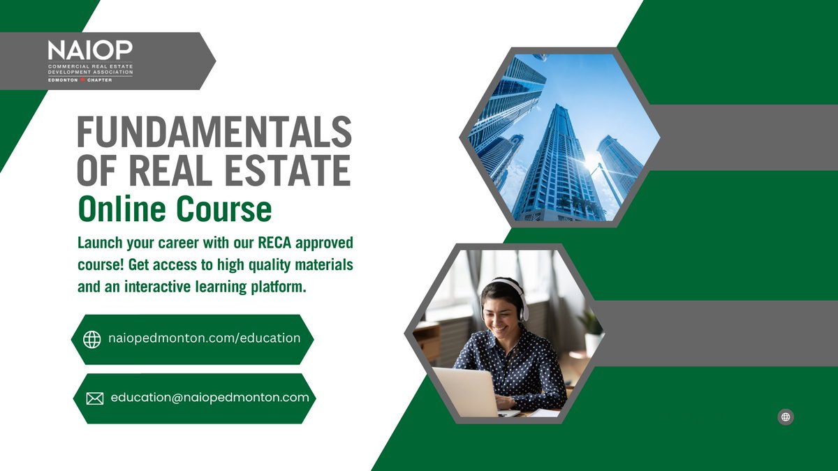 Our Fundamentals of Real Estate course is now live!

The Fundamentals course serves as the first step in getting your Real Estate License. 

Learners are required to complete this course in order to trade in any real estate asset class.

Register today: naiopedmonton.com/education