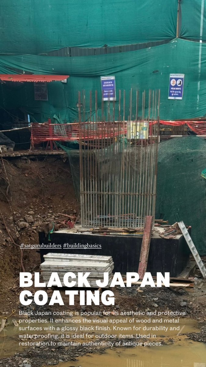 satgurubuilders's tweet image. What is Black Jaan Coating? And Why do we use it? #buildingbasics #redevelopment #construction #realestatemarket #mumbai