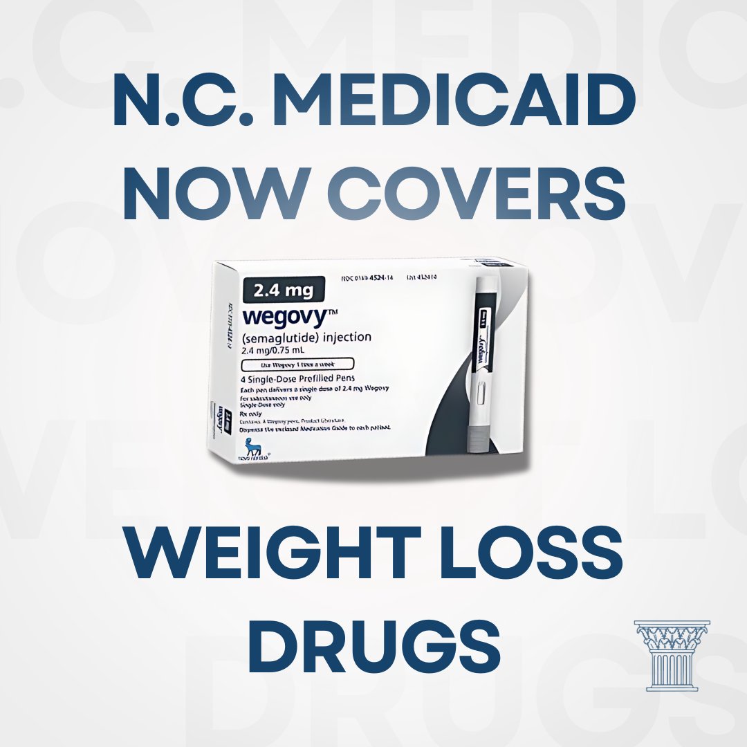 HallRouseLaw's tweet image. N.C. Medicaid now covers GLP-1 drugs like Wegovy, benefiting severely obese residents. 
Source: The News & Observer
Curiously, state employees’ insurance denies Wegovy and similar drugs coverage.
#Medicaid #MedicaidCoverage #ObesityTreatment #Healthcare #MedicaidNews
