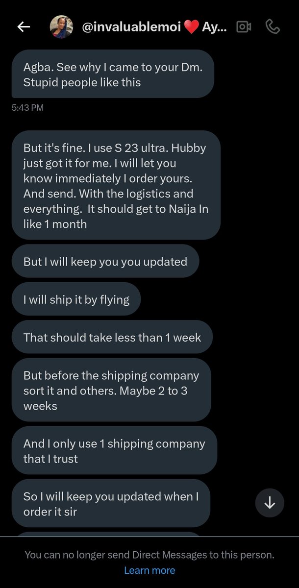 jon_d_doe's tweet photo. Today, I'll show you all why I'm not the type that will decieve you.

And why I think far ahead &amp; appreciate my wife.

We knew that it was the best way to subtly reject the gift.

But she was dull.

Please read the conversation I had with invaluable "moi moi"

You be the judge 👇 https://t.co/7HLCGHbCTP